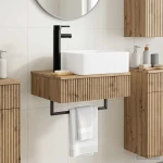 Νιπτήρας Τοίχου Artisan Δρυς 53 x 35 x 39 εκ Επεξεργασμένο Ξύλο |890217