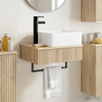 Νιπτήρας Τοίχου Sonoma Δρυς 50 x 41 x 39 εκ. Επεξεργασμένο Ξύλο |890190