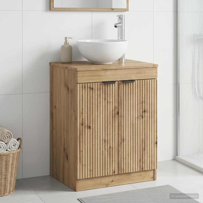 Ντουλάπι Μπάνιου Artisan Δρυς 54 x 41 x 70 εκ |890157