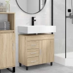 Έπιπλο μπάνιου Sonoma Δρυς 60 x 35 x 60 εκ. Επεξεργασμένο Ξύλο |889377