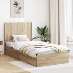 Καλάθι με αποθήκη και κεφαλάρι Sonoma Δρυς 90 x 200 cm |3414057