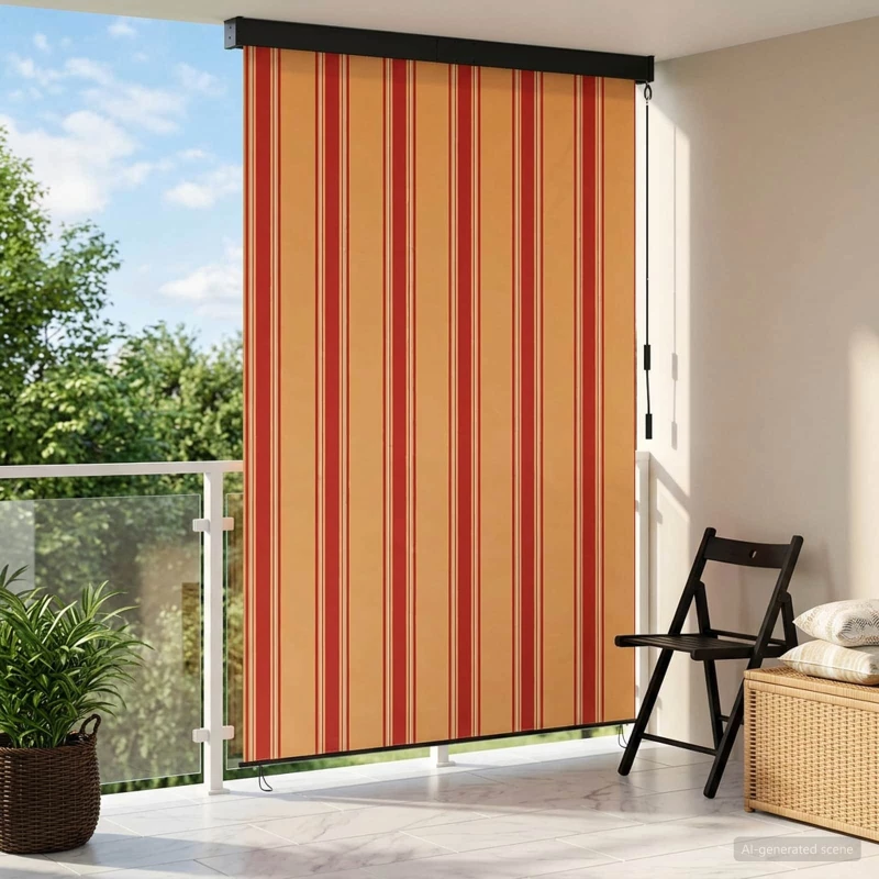 Ρόλερ Πολύχρωμο 100 x 250 cm Ύφασμα και Αλουμίνιο |42037181
