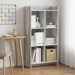 Βιβλιοθήκη Γκρι Sonoma 59 x 30 x 111 εκ Επεξεργασμένο Ξύλο |8011288