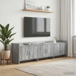 Ντουλάπι TV 168 x 33 x 47 εκ. Γκρι Sonoma Επεξεργασμένο Ξύλο |8011208
