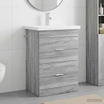 Σετ Επίπλων Μπάνιου Γκρι Sonoma 61 x 40 x 84,5 εκ |3404371
