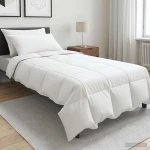 Σετ Παπλωμάτων Λευκό 140 x 220 cm Πολυεστέρας, Μπαμπού |3432710