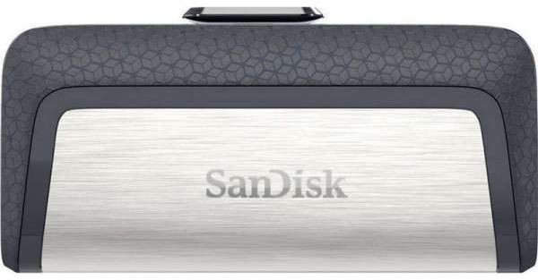 Sandisk Ultra Dual Drive 256GB USB 3.1 Stick με σύνδεση USB-A & USB-C Μαύρο