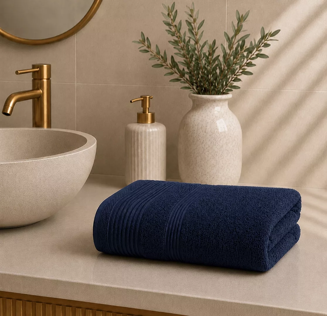 Πετσέτα Προσώπου 50×90 Navy Blue - 50x90