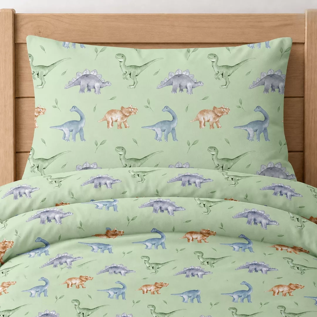 Παιδικά Σετ Σεντόνια Μονά Dinosaurs - 2Χ(175X260)+1Χ(50Χ70)