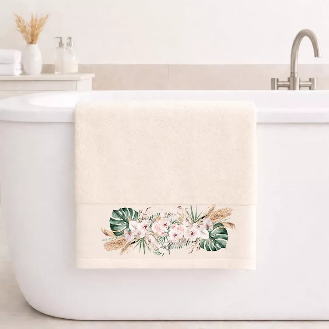 Πετσέτα Μπάνιου 70×140 Boho Ecru - 70x140