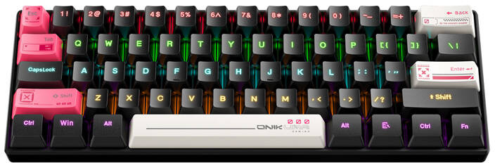 Πληκτρολόγιο Onikuma G55 (μαύρο) (QWERTY)