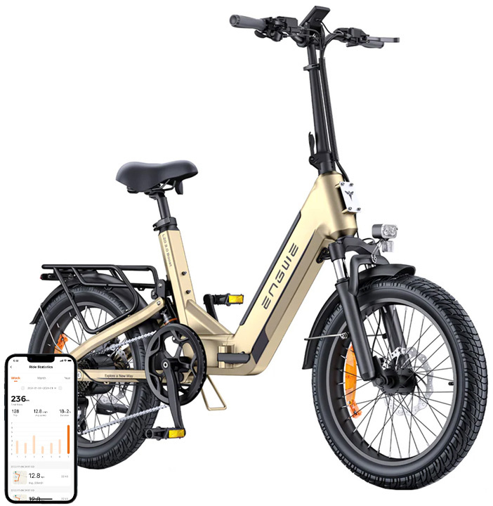 Ηλεκτρικό ποδήλατο ENGWE L20 3.0 BOOST 250W 16" (Χρυσό)