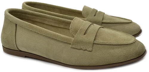 HAWKINS LOAFER 620002-F GREEN SUEDE