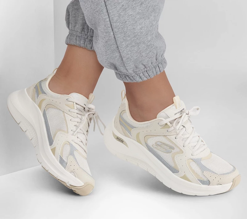 SKECHERS ΓΥΝΑΙΚΕΙΟ SNEAKER VINTAGE LUXE 150332_NAT ΜΠΕΖ
