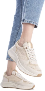 XTI ΓΥΝΑΙΚΕΙΟ SNEAKER 143781 BEIGE