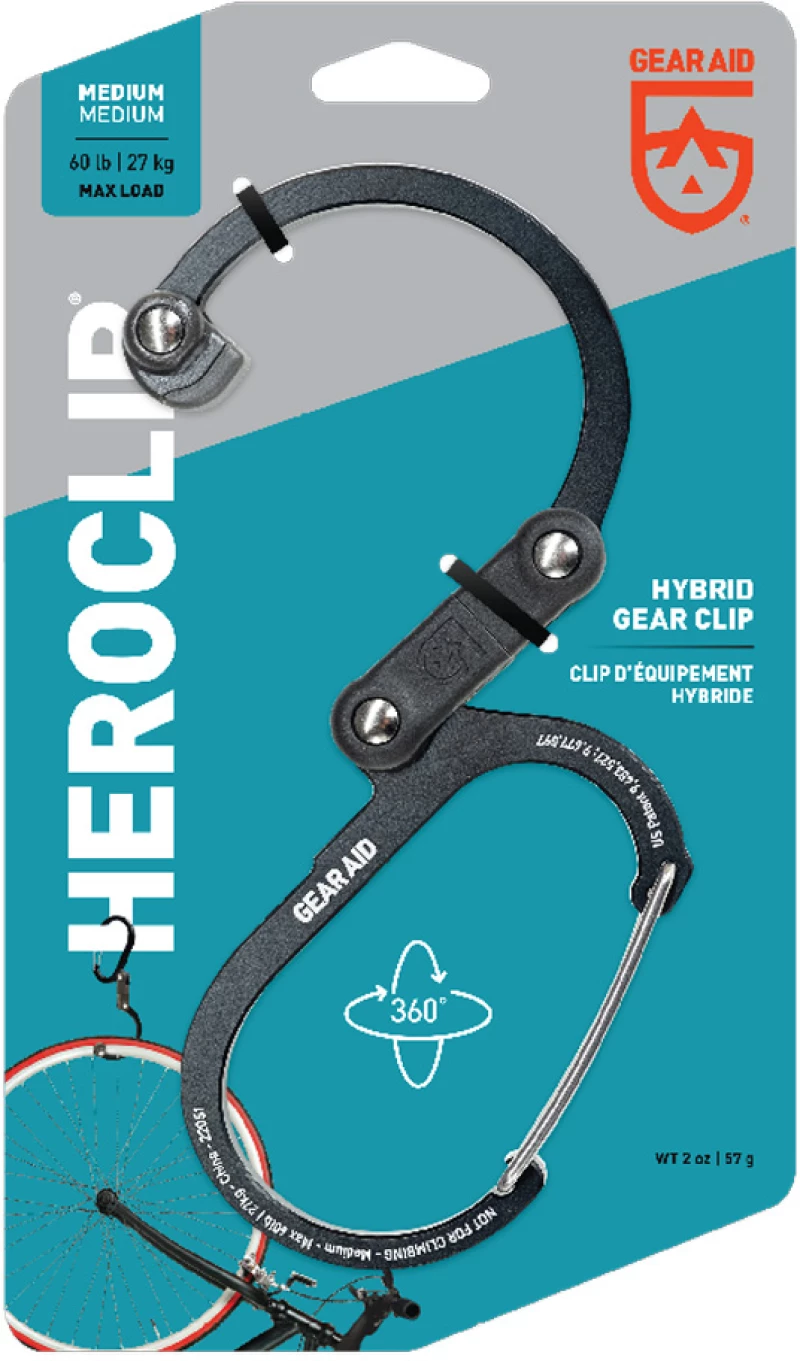 Περιστρεφόμενο  Άγκιστρο/Καραμπίνερ Gear Aid Heloclip Medium  Κωδ. 21161 Blue Steel