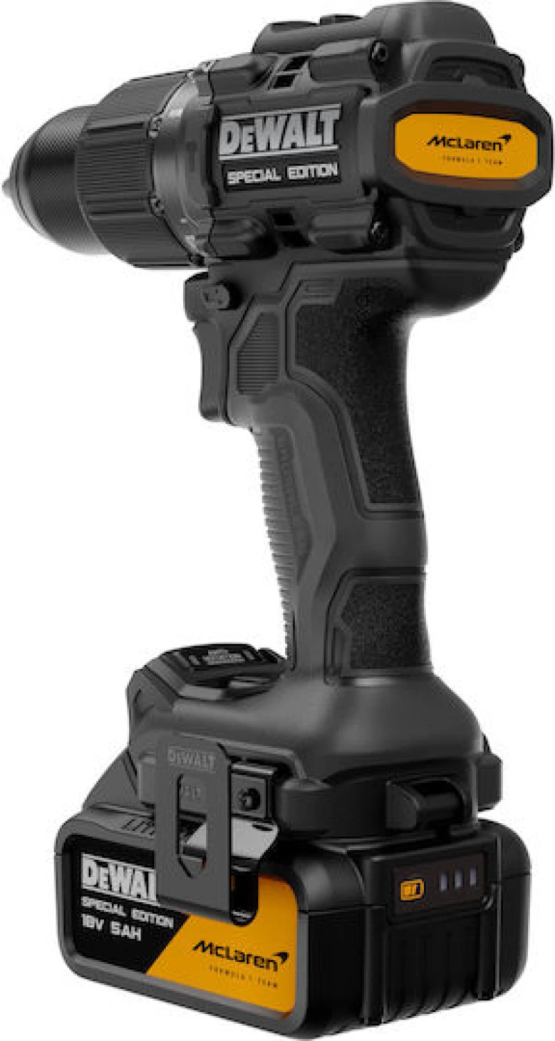 Dewalt McLaren DCD86MP2T-QW Κρουστικό Δραπανοκατσάβιδο 18V  2×5.0Ah