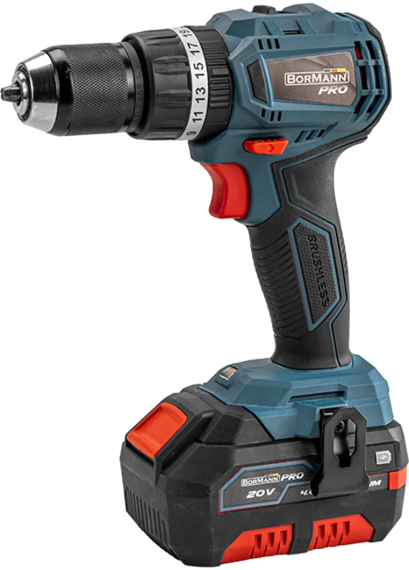BORMANN Pro BBP5003 Σετ Δραπ/βιδο Κρουστικό Compact Brushless 20V & Παλμικό Κατσαβίδι, x2 Μπαταρίες