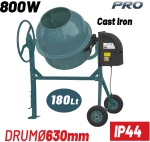 BORMANN Pro BMX1810 Μπετονιέρα Ηλεκτρική, 180Lt, 800W