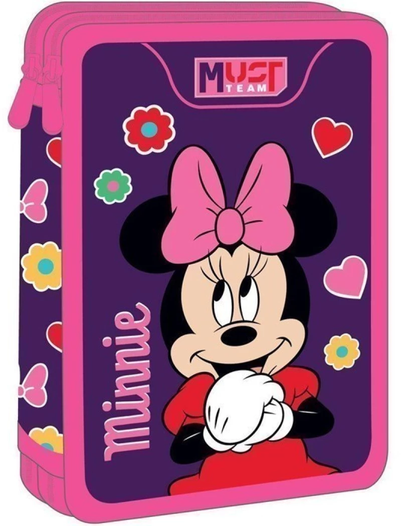 Κασετίνα Must γεμάτη με 2 θήκες 15x5x21cm Minnie Cute 000565161