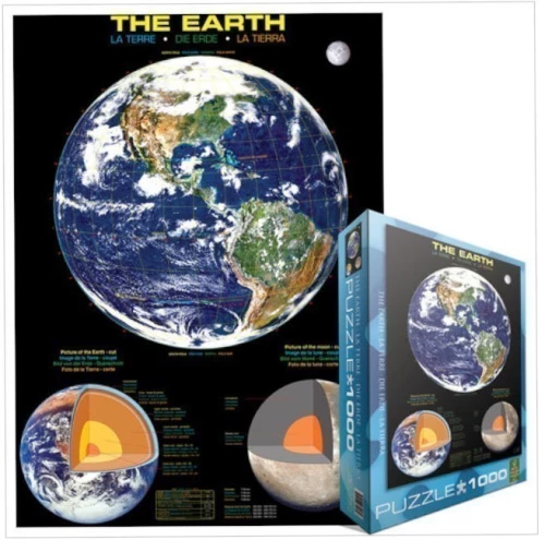 Puzzle 1000pcs Eurographics The earth