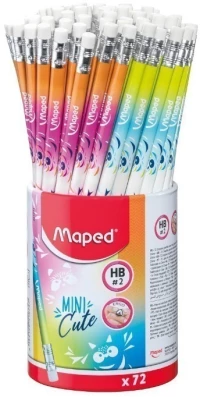 Μολύβι με γόμα Maped Mini Cute HB 1τμχ