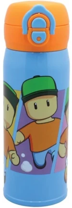 Ανοξείδωτο θερμός Gim SS διπλό στόμιο Stumble Guys 380ml 577-31198