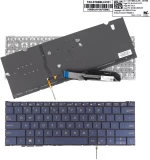 Πληκτρολόγιο Asus ZenBook 3 UX390 UX390UA, άσπροastru με Backlit, US
