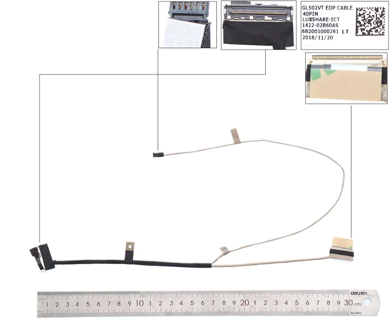 Καλωδιοταινίες για Asus GL502 GL502VT GL502VS GL502VY GL502VM 40 Pin