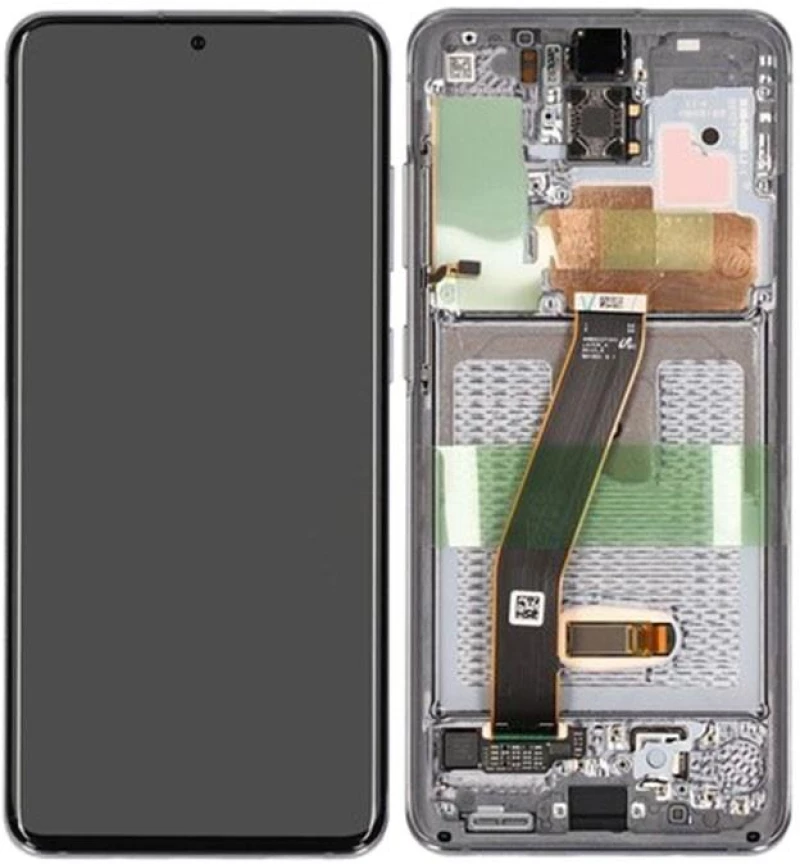 Samsung G980F/G981B Galaxy S20 4G/5G - LCD Touch Grey with Frame Original GH82-31432A/31433A/31434A Service Pack