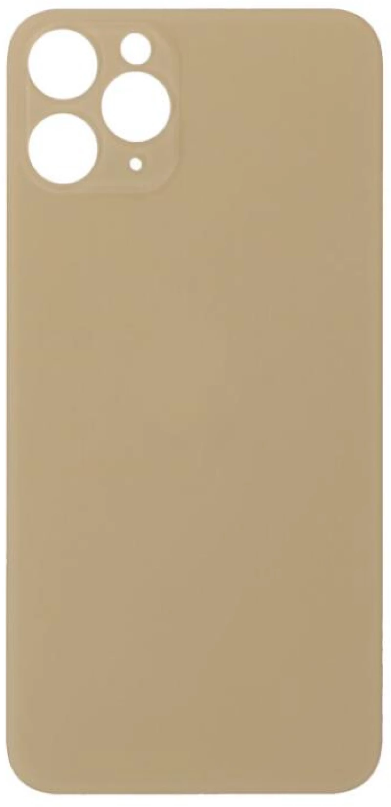 Apple iPhone 11 Pro - Battery cover + Adhesive Large Hole Gold OEM with Logo