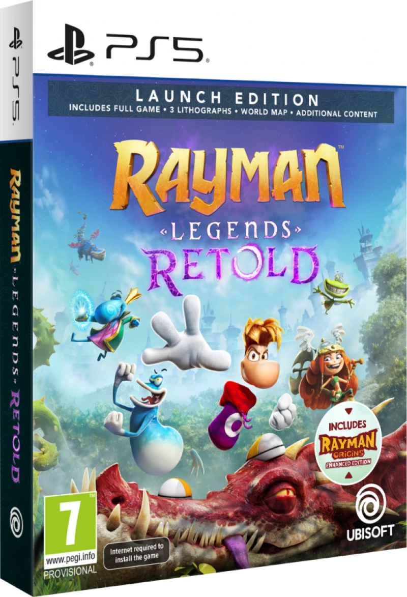 Rayman Legends Retold Launch Edition  PS5 NEW