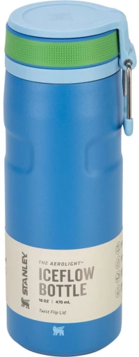 Stanley Μπουκάλι Θερμός Iceflow Bottle Twist Flip 0,47 L Azure