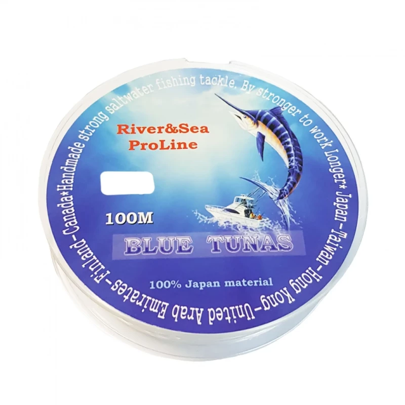Πετονιά Ψαρέματος 100m BLUE TUNAS OEM — 45mm  Για ψάρι έως 16,4 κιλά