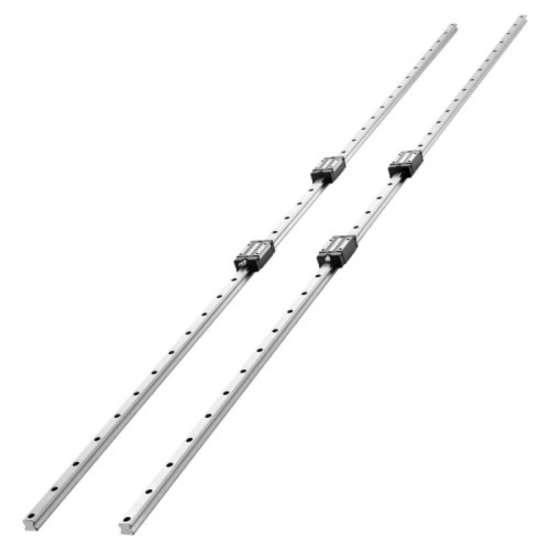 VEVOR Linear Rail Guide Kit, HGR20, 2Pcs 2000 mm (78,74 ίντσες) Γραμμικές ράγες κίνησης και 4 τεμ.