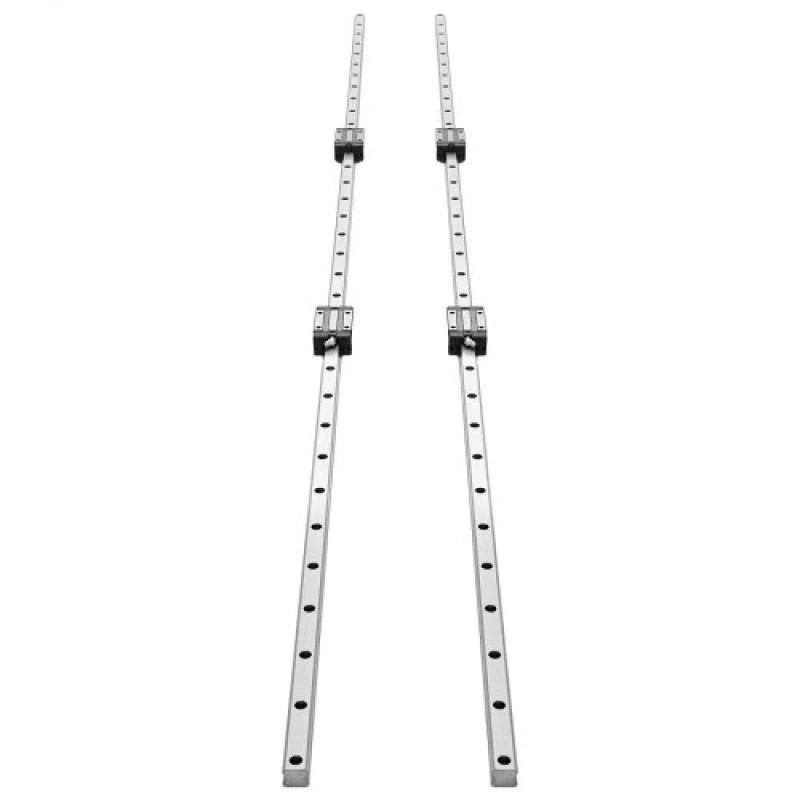 VEVOR Linear Rail Guide Kit, HGR20, 2Pcs 2000 mm (78,74 ίντσες) Γραμμικές ράγες κίνησης και 4 τεμ.