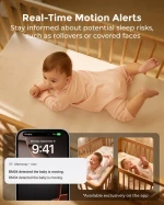 Momcozy Συσκευή Παρακολούθησης Μωρού BM04 WiFi 5" White