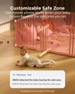 Momcozy Συσκευή Παρακολούθησης Μωρού BM04 WiFi 5" White
