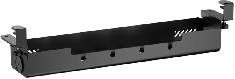 BRATECK cable management γραφείου CC11-22-2, μεταλλικό, 894x167x196mm, μαύρο