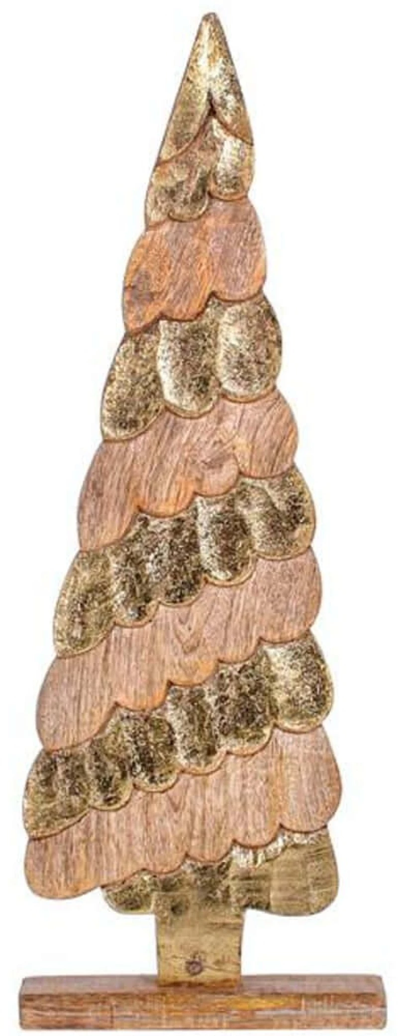 Χριστουγεννιάτικο Δεντράκι 964-225-014 13x5x43cm Natural-Gold