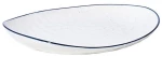 Πιάτο Γλυκού Pebbles 07-37123 22cm White-Blue Estia Πορσελάνη