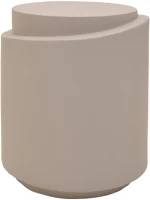 Βοηθητικό τραπέζι Fortox  MGO cappuccino Φ40x49.5εκ