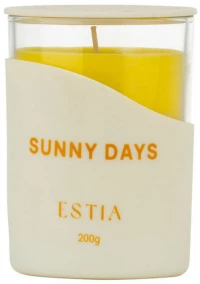 Αρωματικό Κερί Sunny Days 04-41298 200gr Yellow-White Estia
