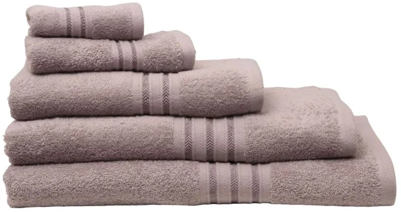 Πετσέτες Elite (Σετ 3τμχ) Grey Viopros Σετ Πετσέτες 70x140cm 100% Βαμβάκι