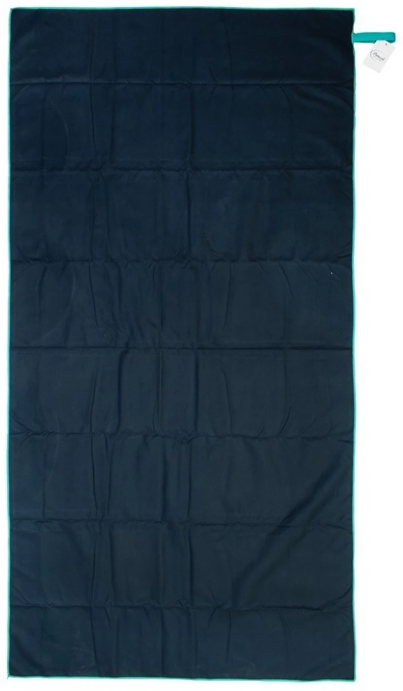 Πετσέτα Γυμναστηρίου Quick Dry Navy Blue-Turquoise DimCol Γυμναστηρίου 50x80cm Polyester-Polyamide