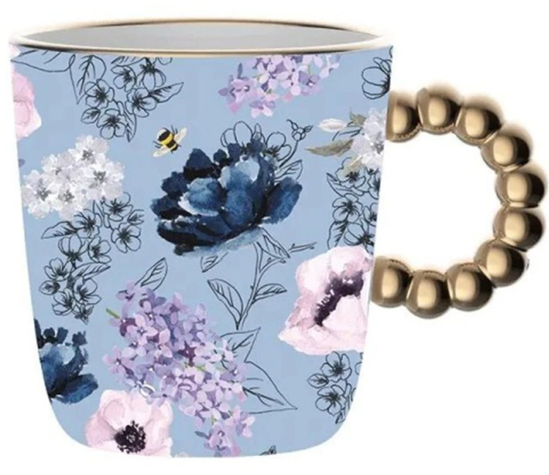 Κούπα Bridgerton 209.BRID002 330ml Light Blue Bialetti Πορσελάνη