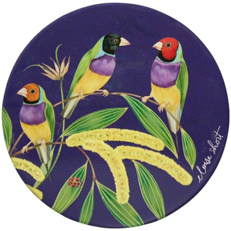 Σουβέρ Eloise Short Lyric Gouldian Finch DU0507 10cm Multi Maxwell&Williams Κεραμικό