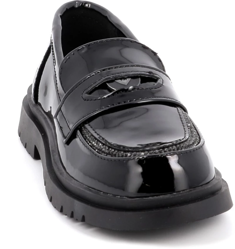 Παπούτσια loafers τρακτερωτή σόλα Mayoral 44558-Negro