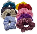 ΥΦΑΣΜΑΤΙΝΟ Scrunchie ΛΑΣΤΙΧΑΚΙ ΜΑΛΛΙΩΝ - Κόκκινο