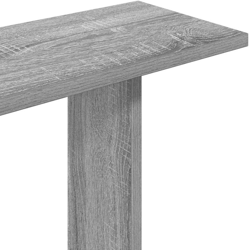 vidaXL Ράφι Τοίχου Γκρι Sonoma 100 x 20 x 126 εκ. Επεξεργασμένο Ξύλο